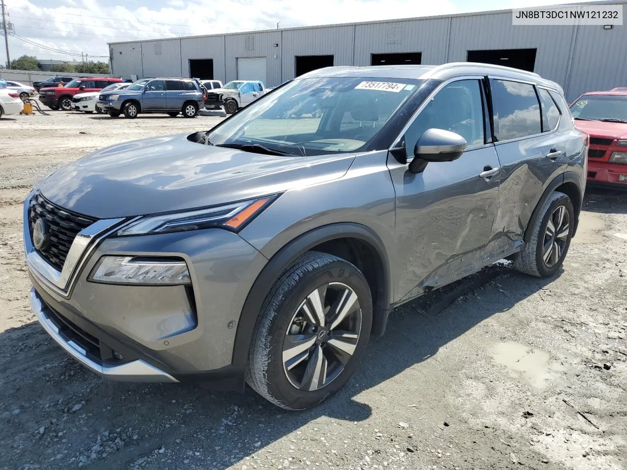 2022 Nissan Rogue Platinum VIN: JN8BT3DC1NW121232 Lot: 73517794