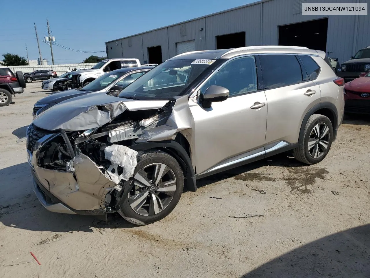 2022 Nissan Rogue Platinum VIN: JN8BT3DC4NW121094 Lot: 73585514