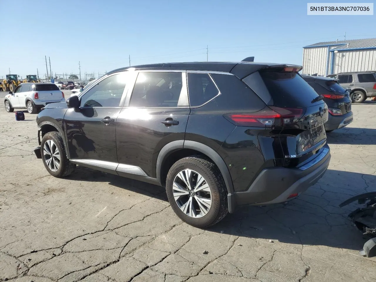 2022 Nissan Rogue Sv VIN: 5N1BT3BA3NC707036 Lot: 73594534