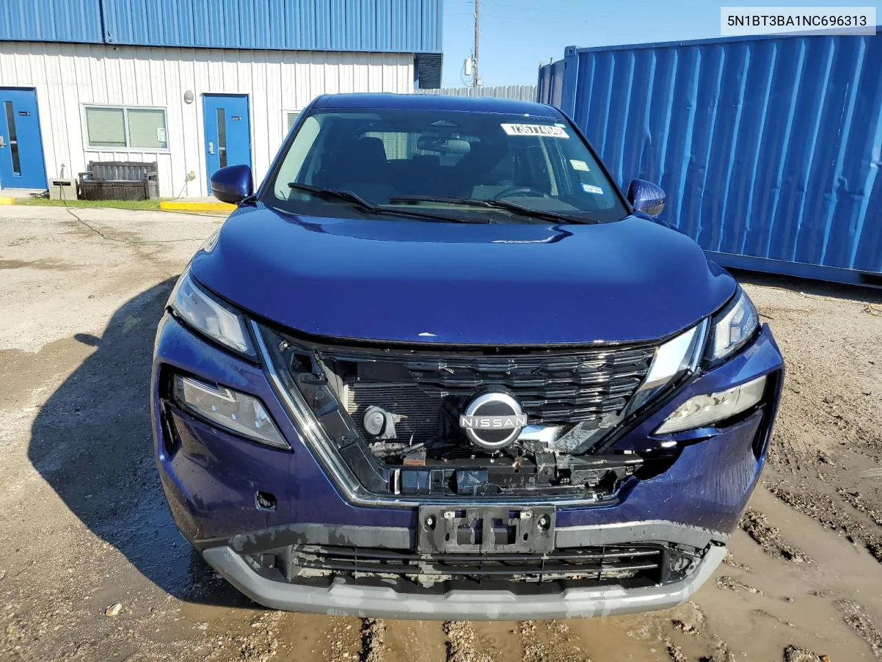 2022 Nissan Rogue Sv VIN: 5N1BT3BA1NC696313 Lot: 73677494