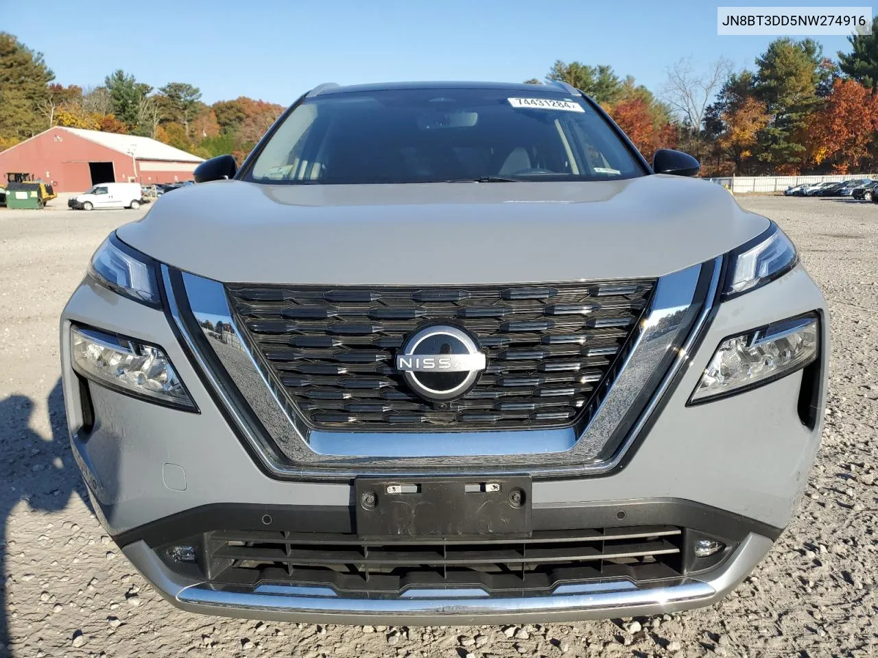 2022 Nissan Rogue Platinum VIN: JN8BT3DD5NW274916 Lot: 74431284