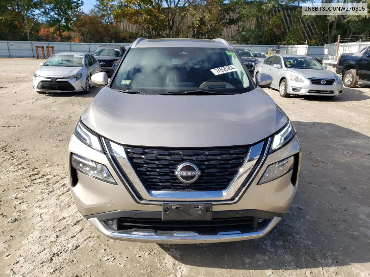 2022 Nissan Rogue Platinum VIN: JN8BT3DD0NW270305 Lot: 74565584