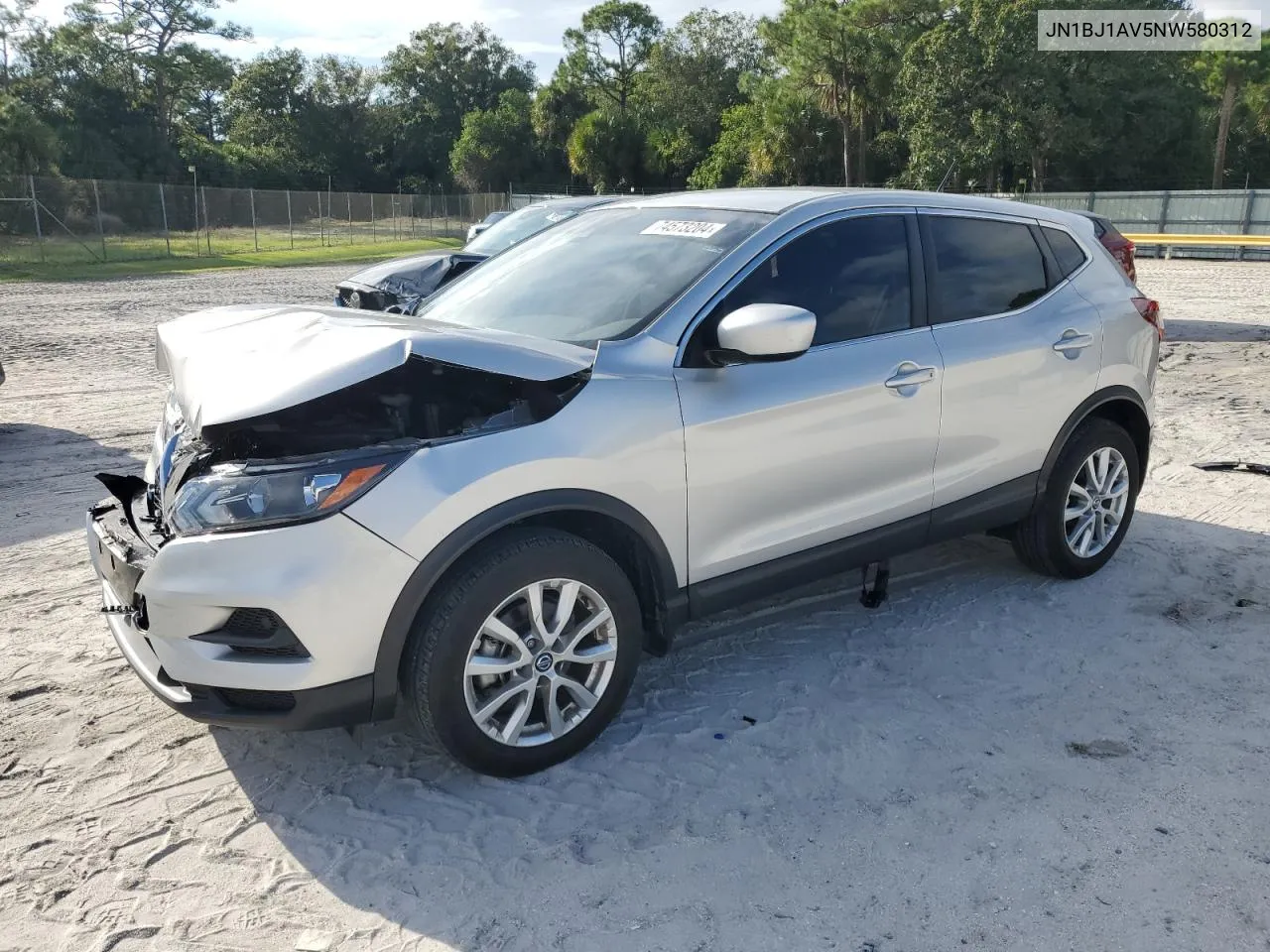 2022 Nissan Rogue Sport S VIN: JN1BJ1AV5NW580312 Lot: 74573204