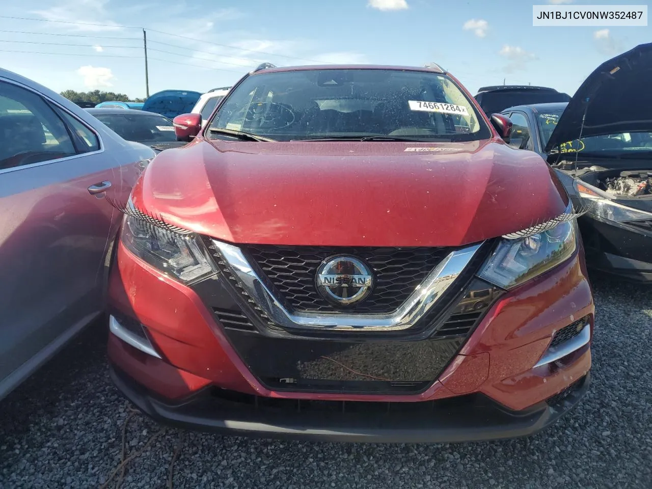 2022 Nissan Rogue Sport Sl VIN: JN1BJ1CV0NW352487 Lot: 74661284