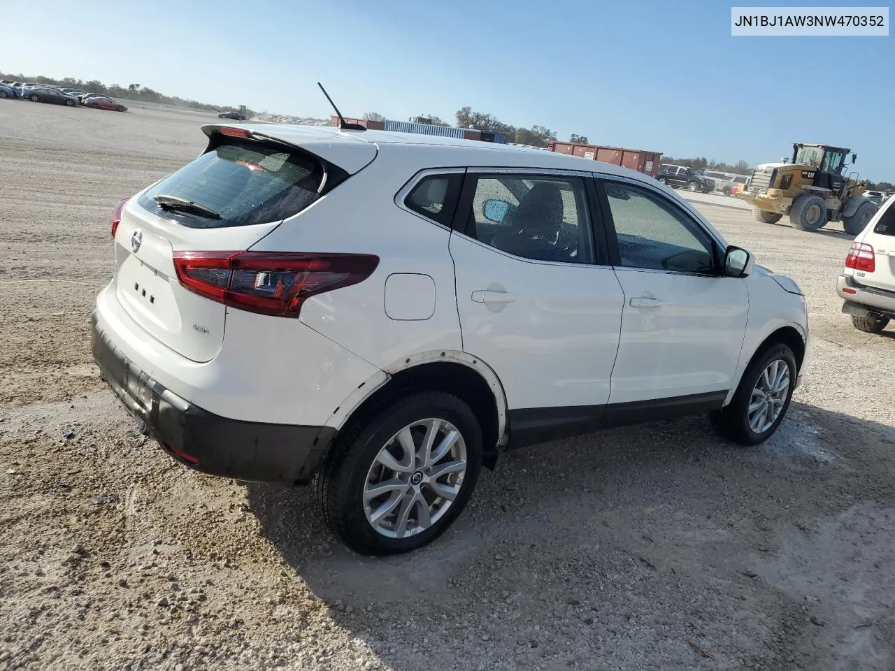 2022 Nissan Rogue Sport S VIN: JN1BJ1AW3NW470352 Lot: 74749244