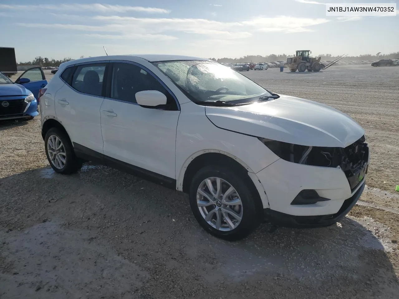 2022 Nissan Rogue Sport S VIN: JN1BJ1AW3NW470352 Lot: 74749244