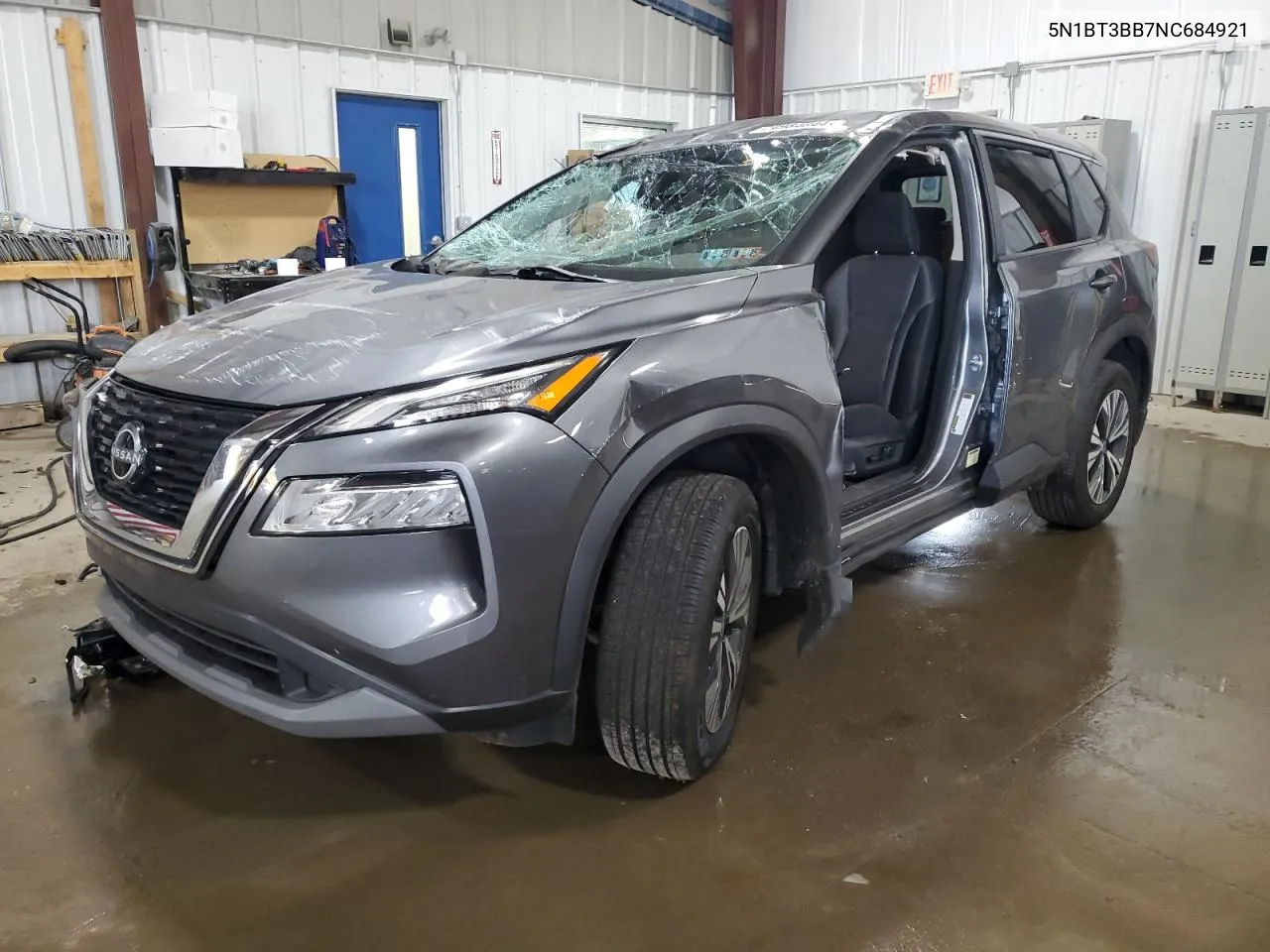 2022 Nissan Rogue Sv VIN: 5N1BT3BB7NC684921 Lot: 74984844