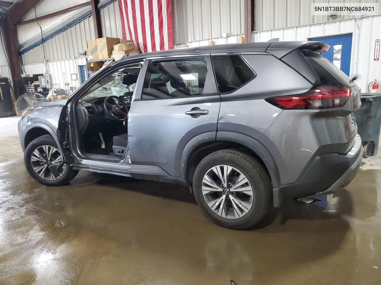 2022 Nissan Rogue Sv VIN: 5N1BT3BB7NC684921 Lot: 74984844