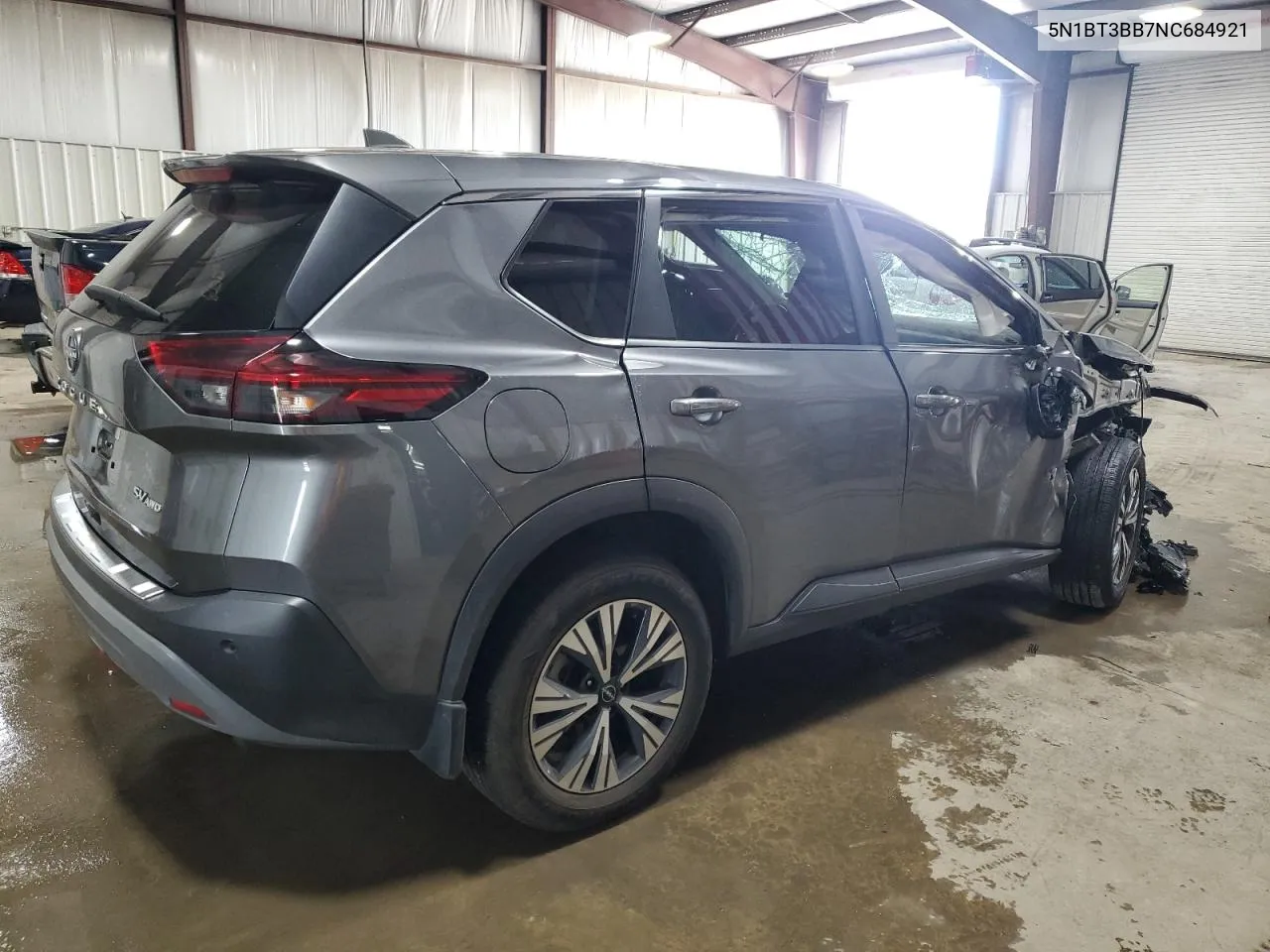 2022 Nissan Rogue Sv VIN: 5N1BT3BB7NC684921 Lot: 74984844