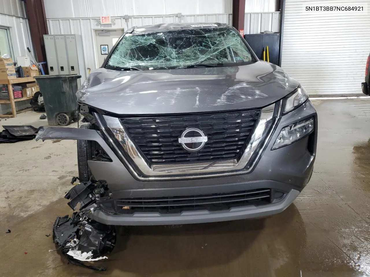 2022 Nissan Rogue Sv VIN: 5N1BT3BB7NC684921 Lot: 74984844