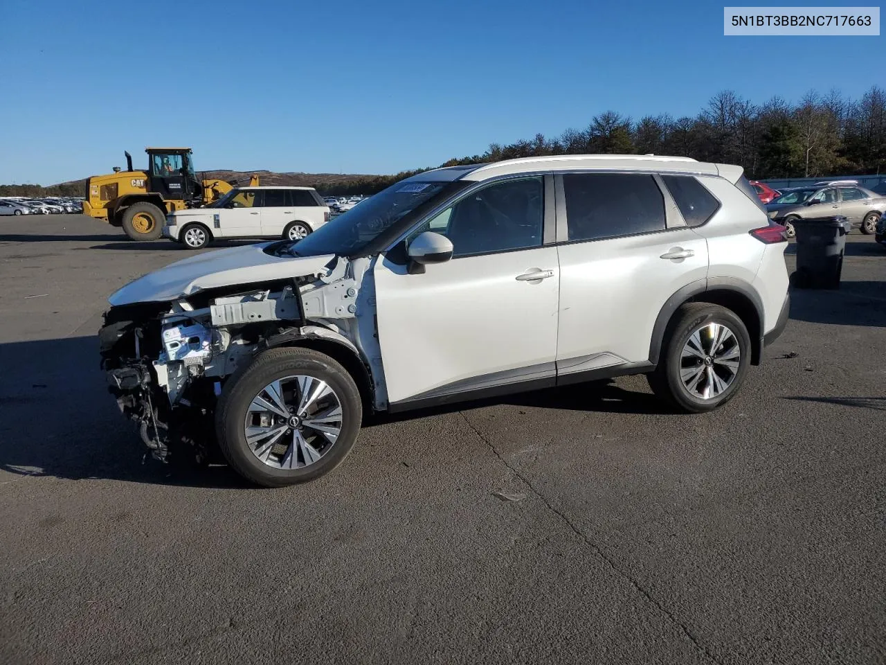 2022 Nissan Rogue Sv VIN: 5N1BT3BB2NC717663 Lot: 75300934