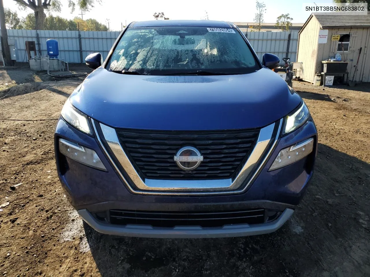 5N1BT3BB5NC683802 2022 Nissan Rogue Sv