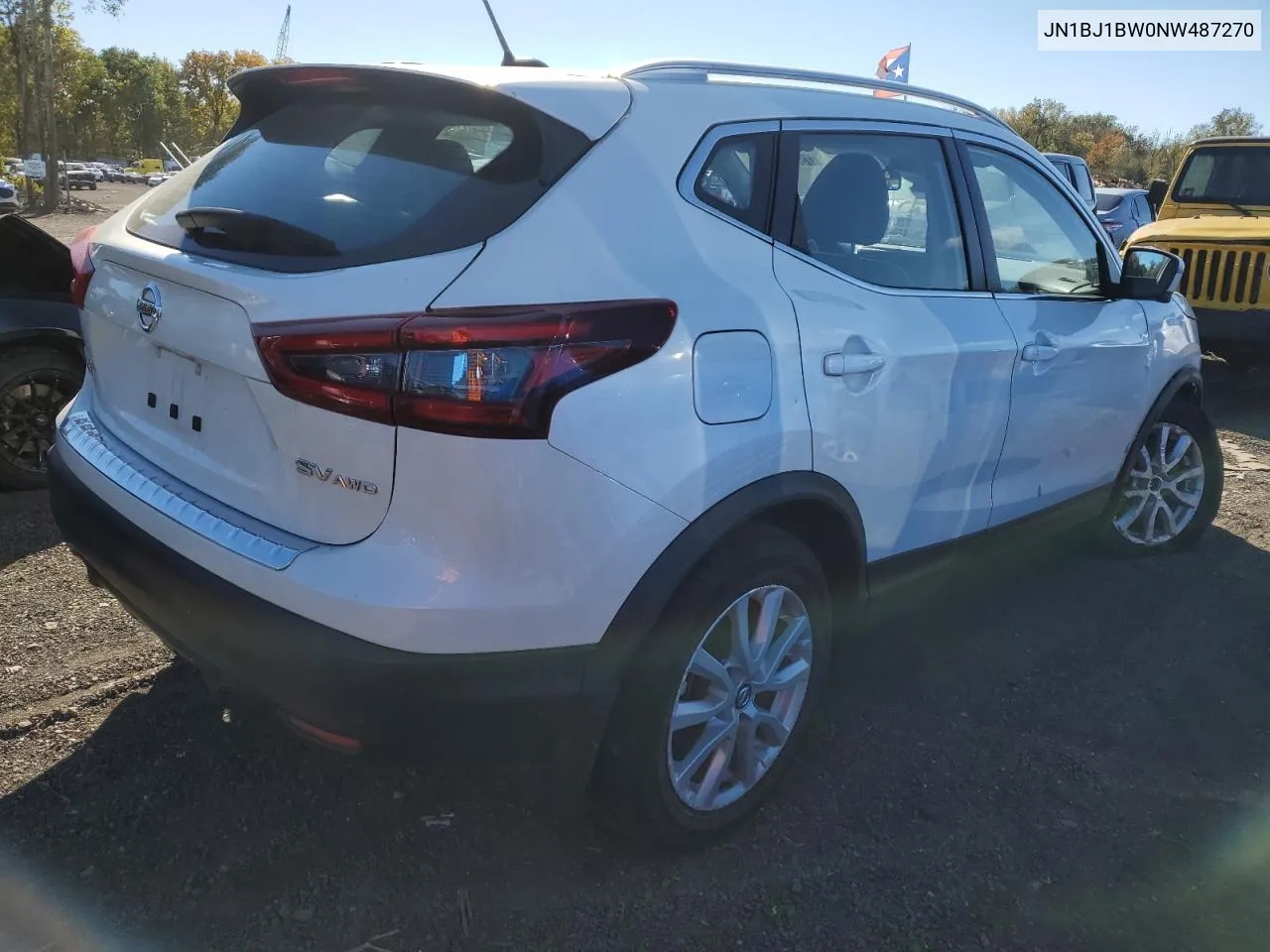 2022 Nissan Rogue Sport Sv VIN: JN1BJ1BW0NW487270 Lot: 75502014