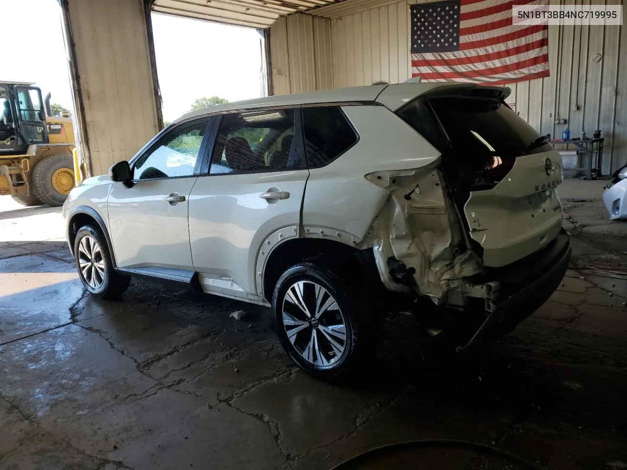 2022 Nissan Rogue Sv VIN: 5N1BT3BB4NC719995 Lot: 75647624