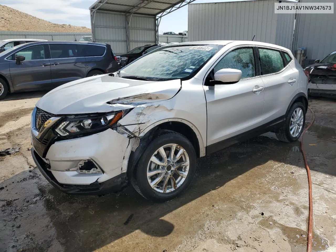 2022 Nissan Rogue Sport S VIN: JN1BJ1AV1NW347673 Lot: 75817204