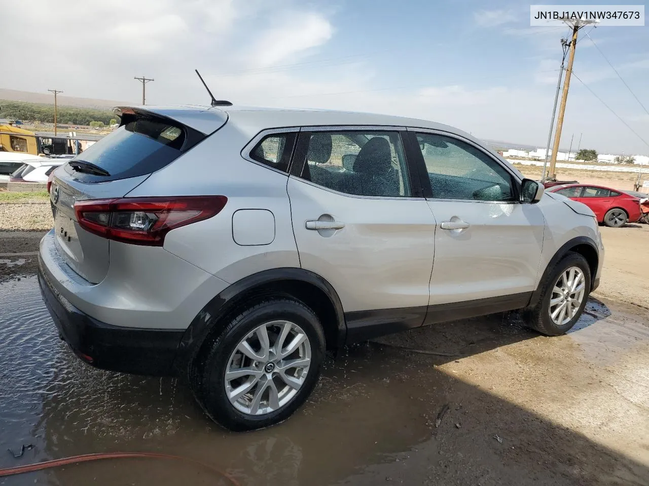 2022 Nissan Rogue Sport S VIN: JN1BJ1AV1NW347673 Lot: 75817204