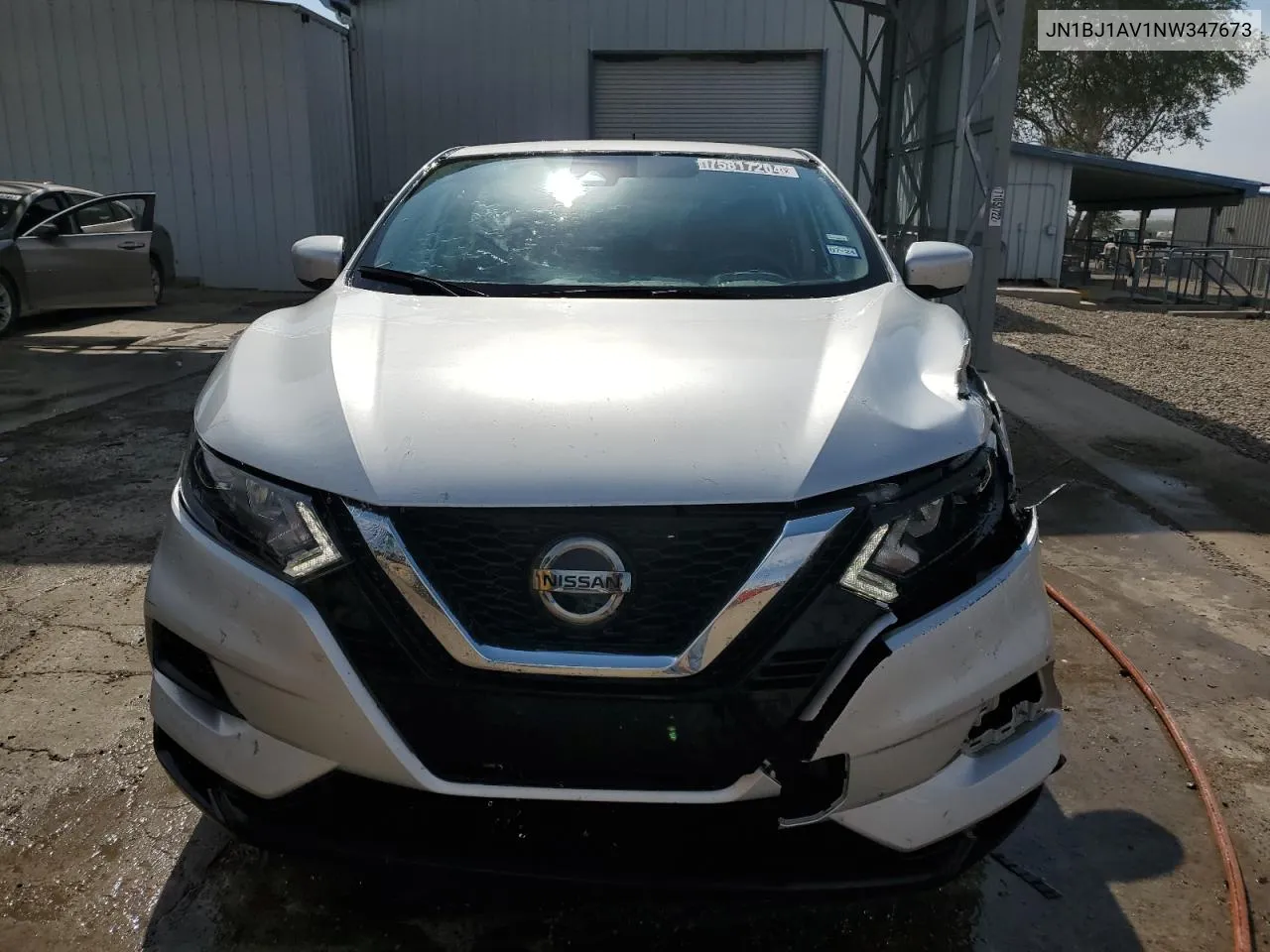 2022 Nissan Rogue Sport S VIN: JN1BJ1AV1NW347673 Lot: 75817204