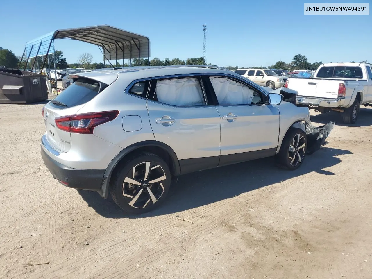 2022 Nissan Rogue Sport Sl VIN: JN1BJ1CW5NW494391 Lot: 75906954