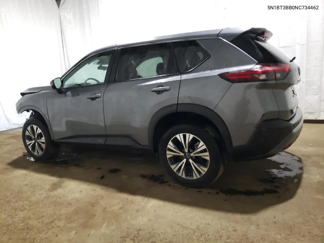 2022 Nissan Rogue Sv VIN: 5N1BT3BB0NC734462 Lot: 75998144