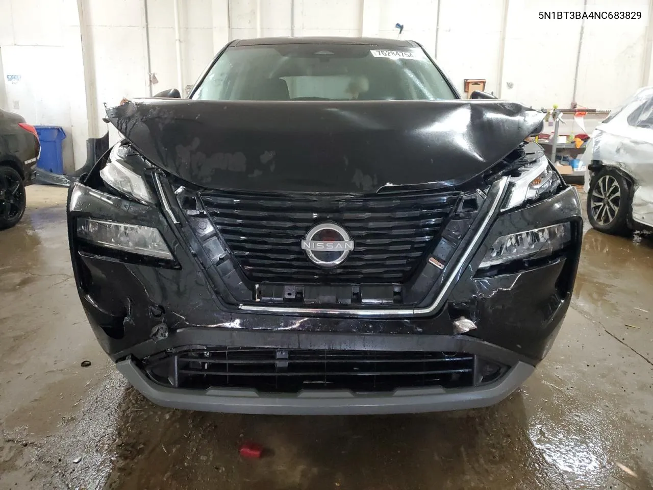 2022 Nissan Rogue Sv VIN: 5N1BT3BA4NC683829 Lot: 76284754