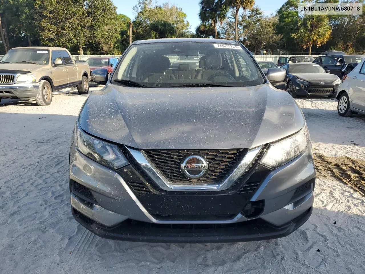 2022 Nissan Rogue Sport S VIN: JN1BJ1AV0NW580718 Lot: 76581724