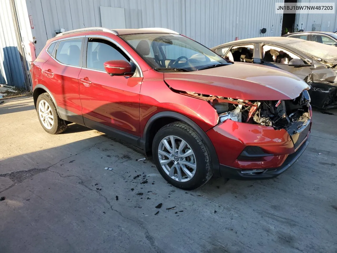 2022 Nissan Rogue Sport Sv VIN: JN1BJ1BW7NW487203 Lot: 76736624