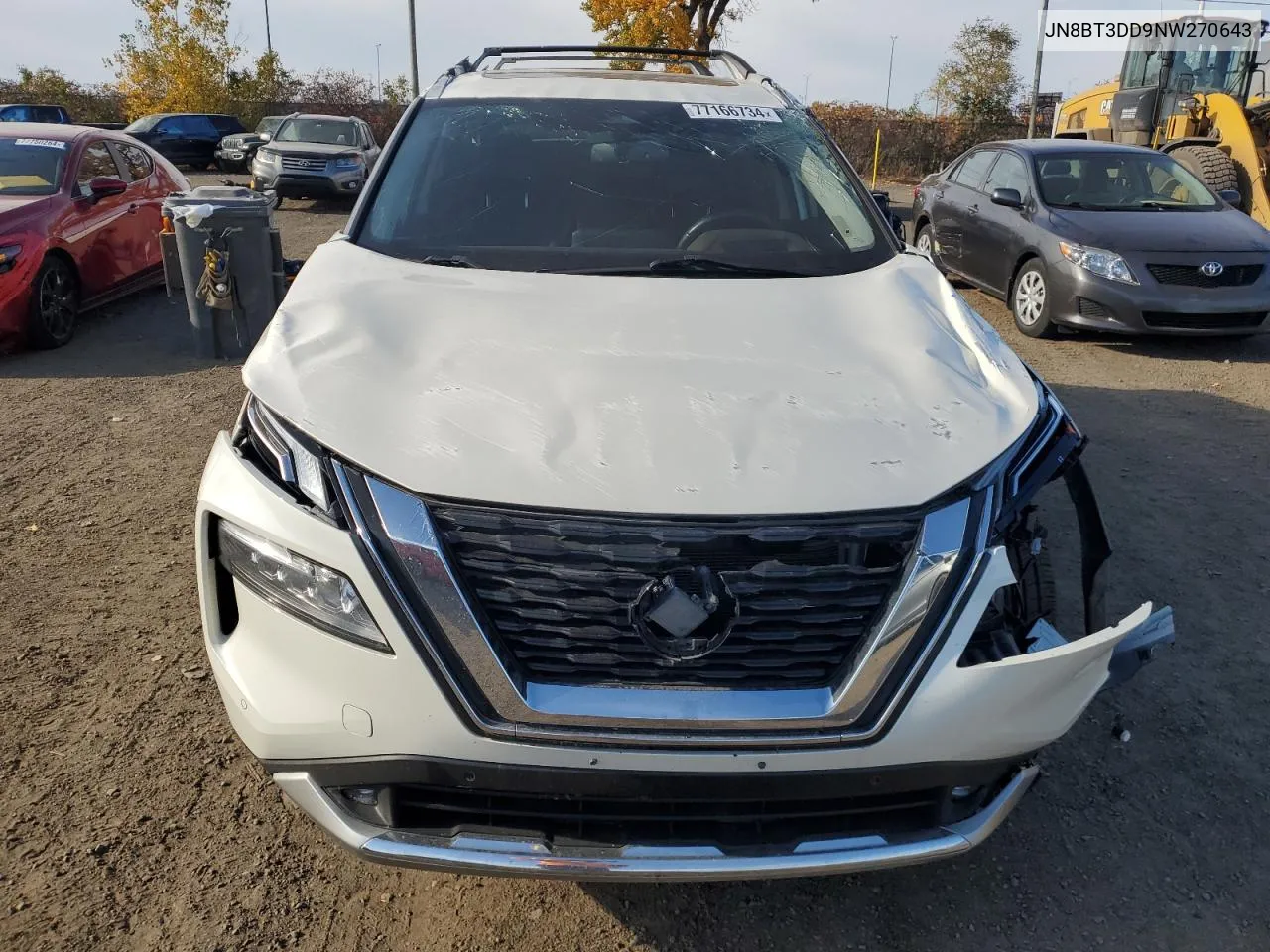 2022 Nissan Rogue Platinum VIN: JN8BT3DD9NW270643 Lot: 77166734