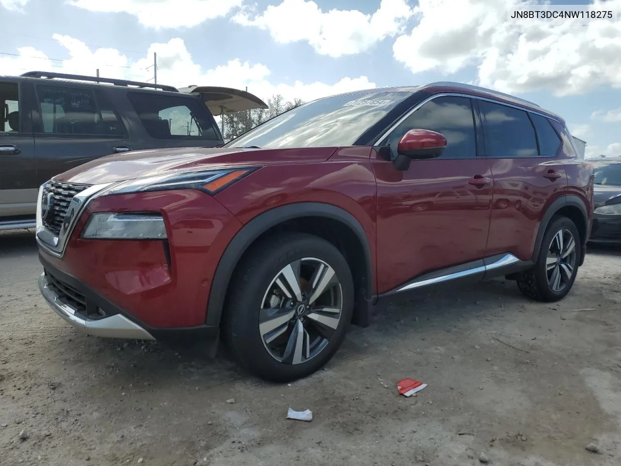 2022 Nissan Rogue Platinum VIN: JN8BT3DC4NW118275 Lot: 77257854