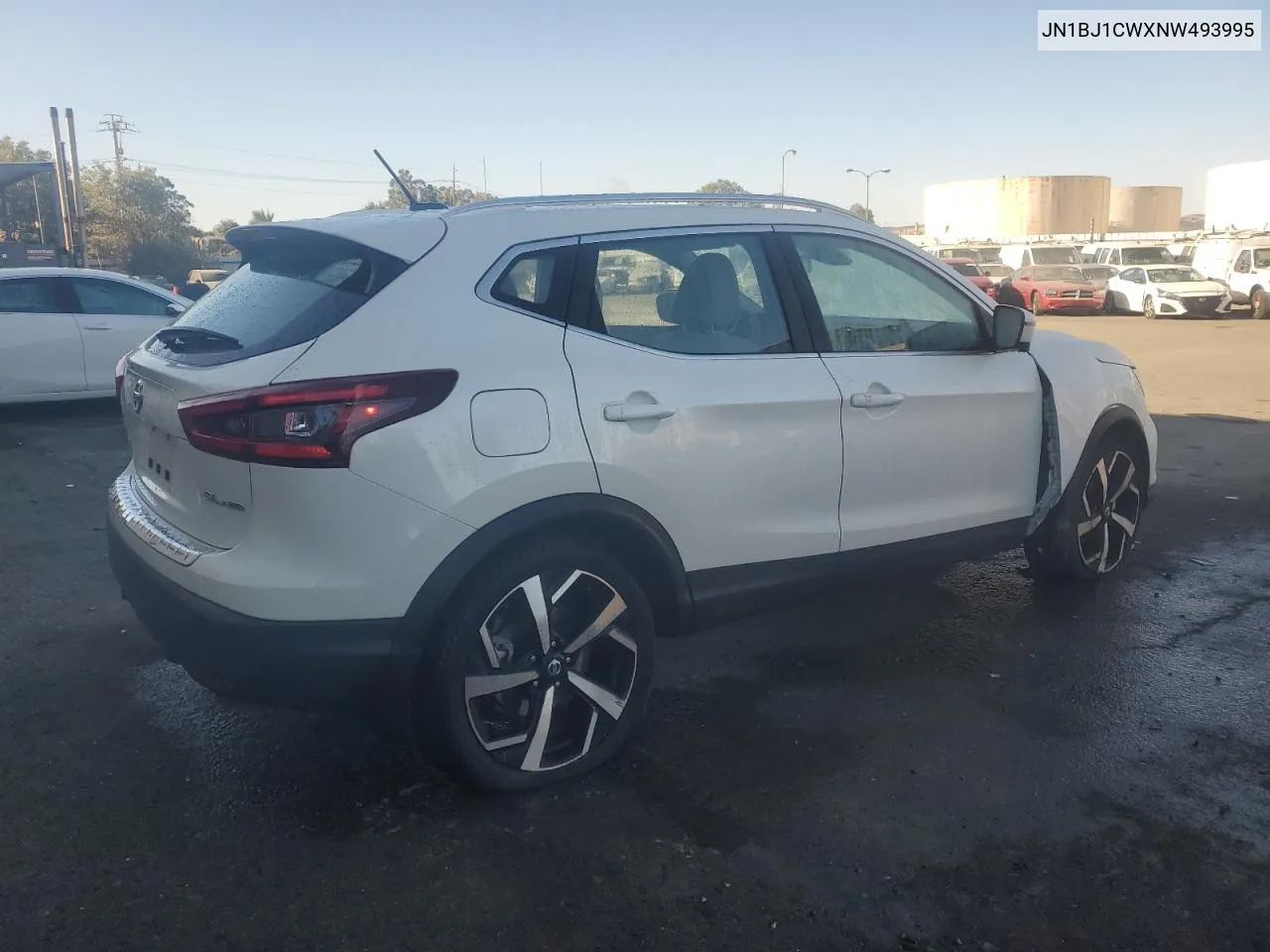 2022 Nissan Rogue Sport Sl VIN: JN1BJ1CWXNW493995 Lot: 77582204