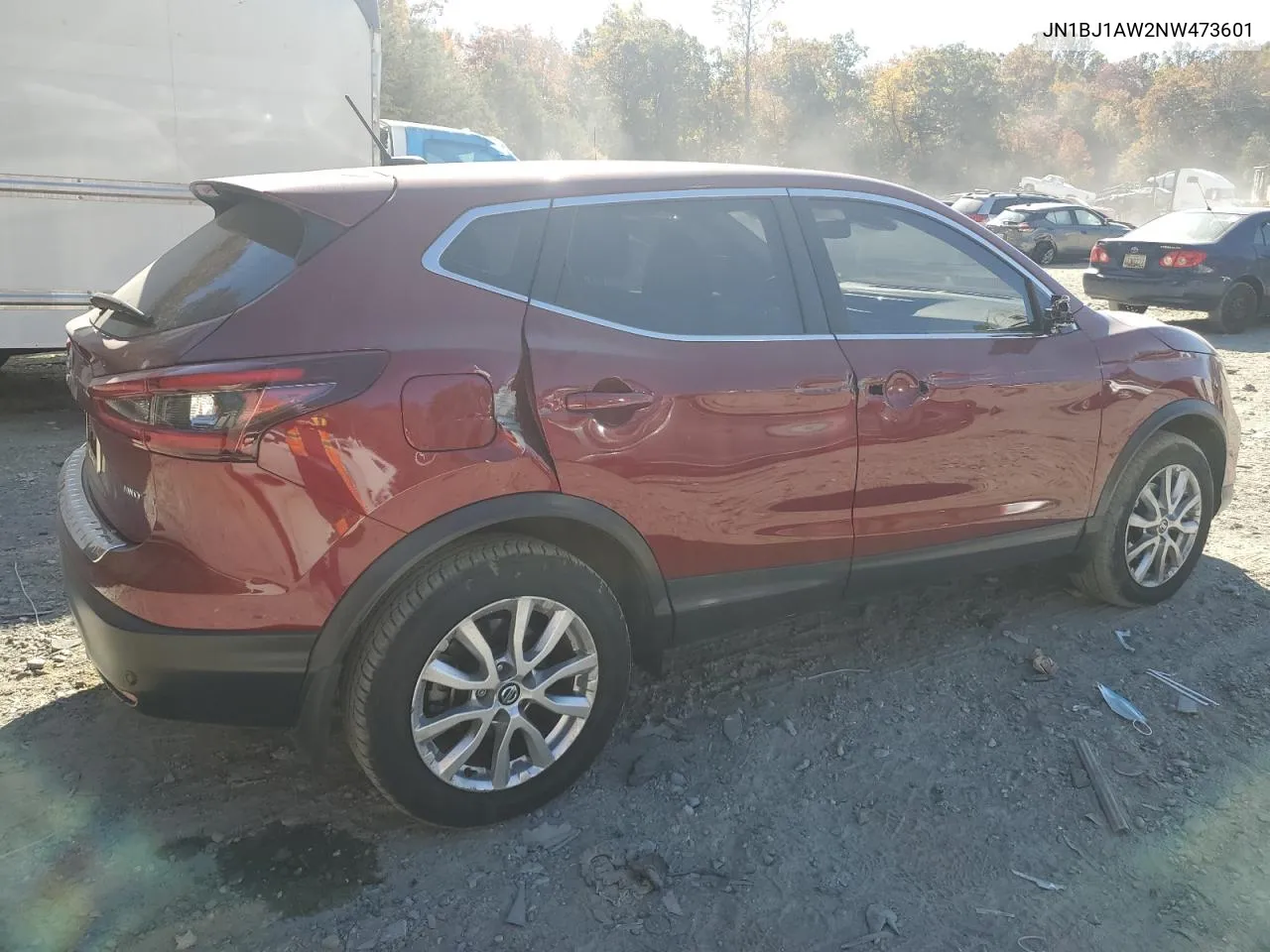 2022 Nissan Rogue Sport S VIN: JN1BJ1AW2NW473601 Lot: 77700374