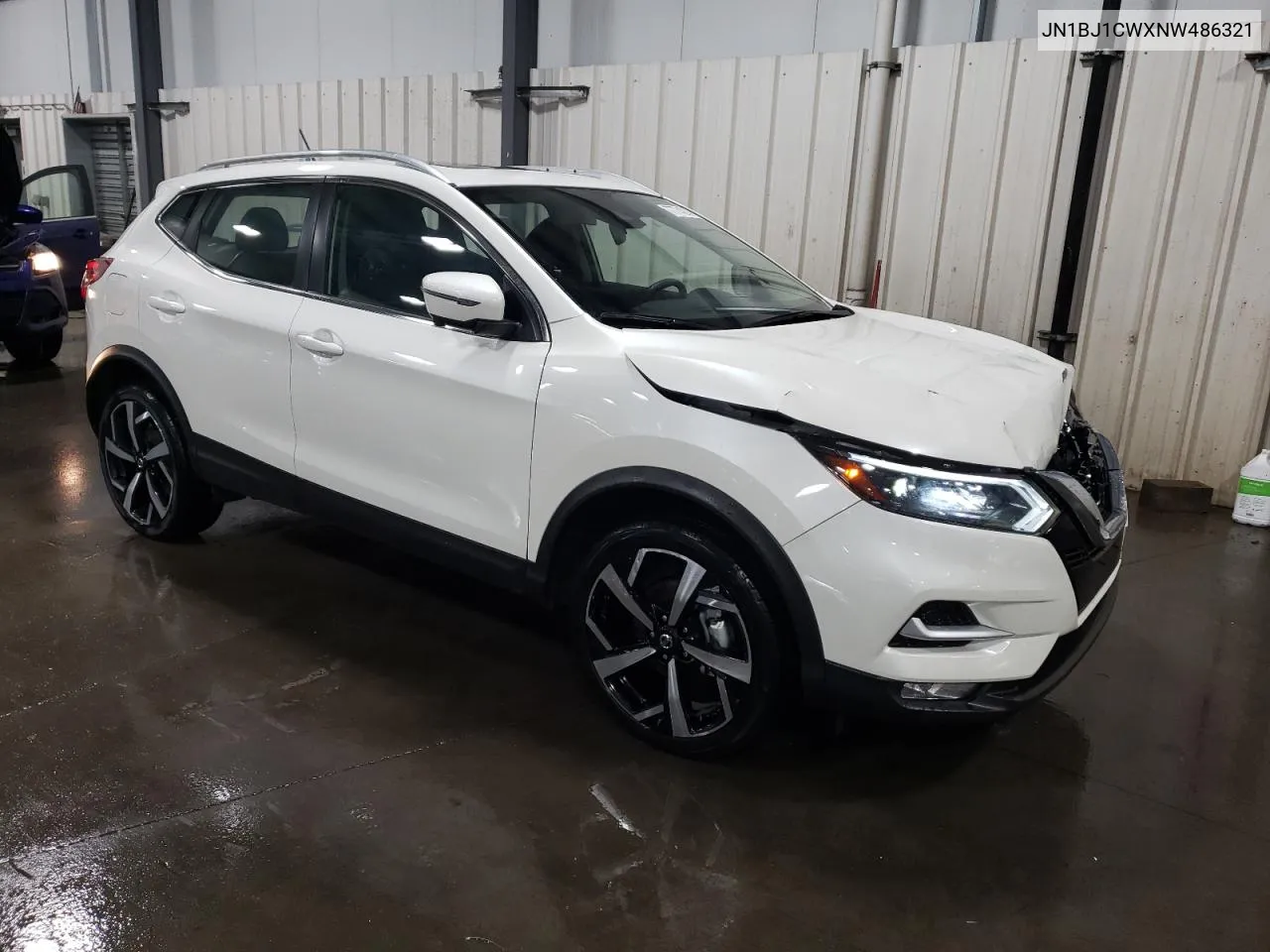 2022 Nissan Rogue Sport Sl VIN: JN1BJ1CWXNW486321 Lot: 77774214