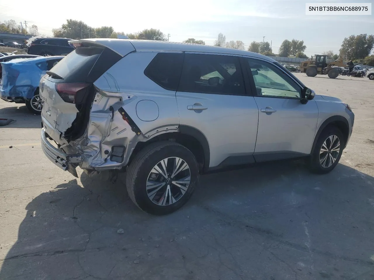 2022 Nissan Rogue Sv VIN: 5N1BT3BB6NC688975 Lot: 77843454