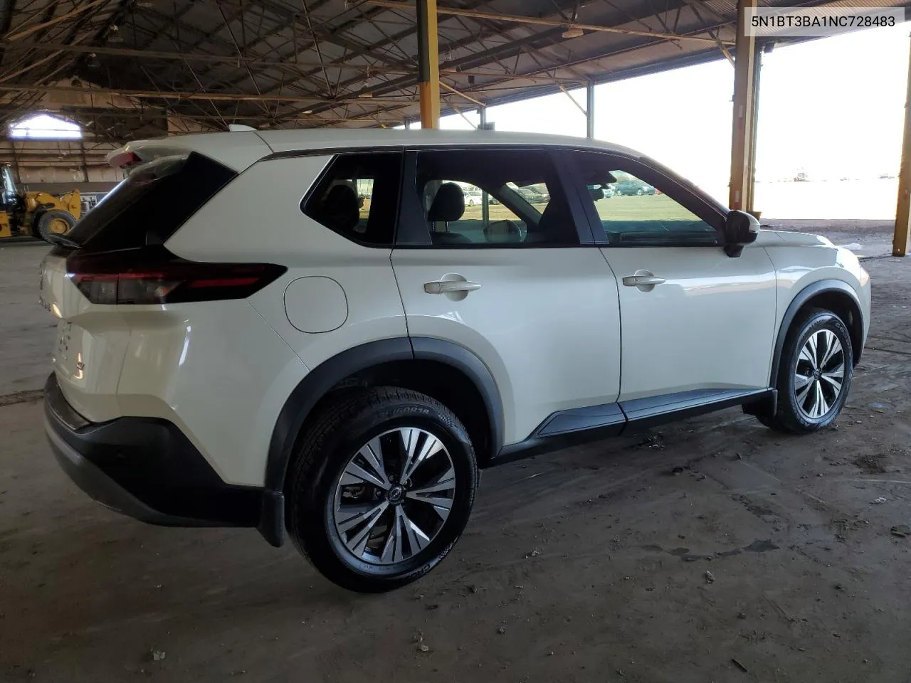 2022 Nissan Rogue Sv VIN: 5N1BT3BA1NC728483 Lot: 77951734