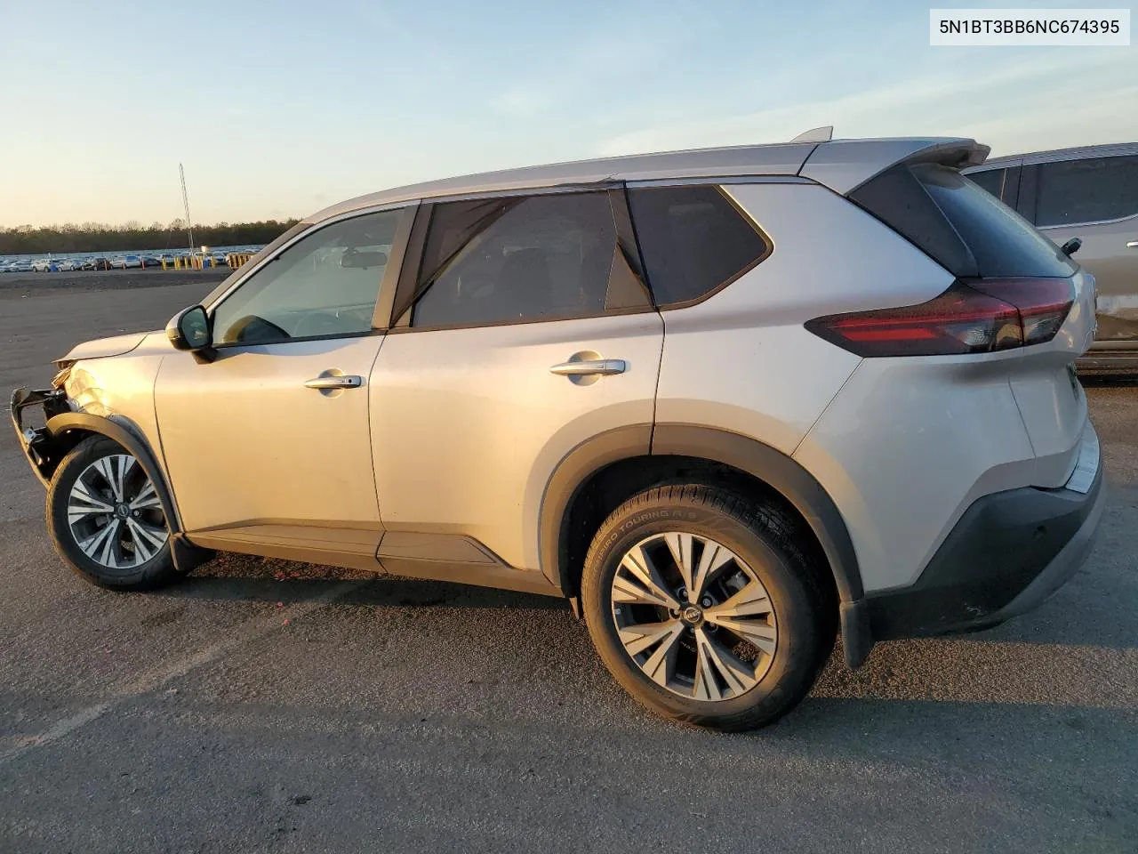 2022 Nissan Rogue Sv VIN: 5N1BT3BB6NC674395 Lot: 78086714