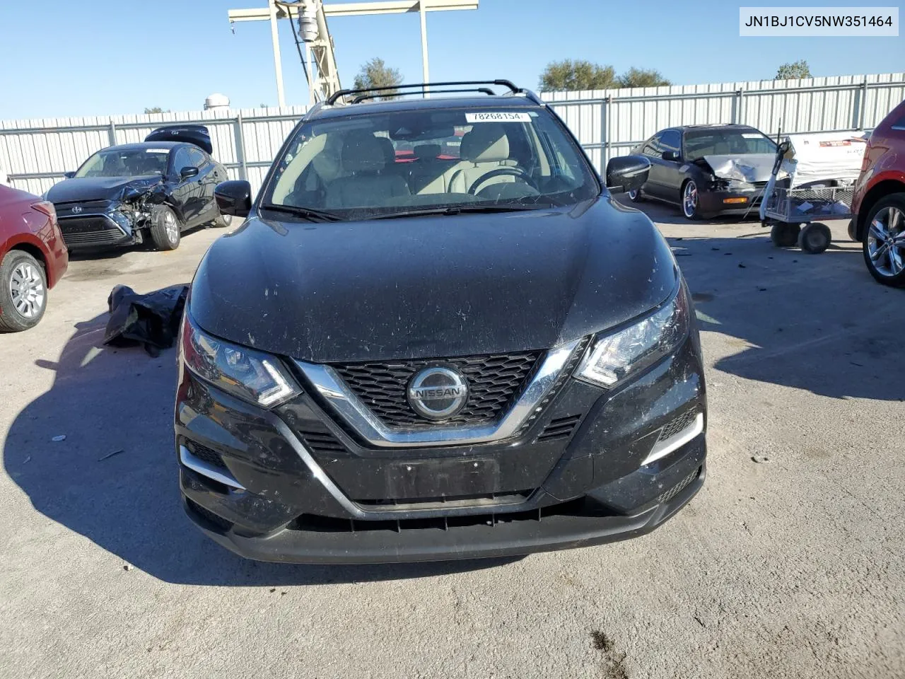 2022 Nissan Rogue Sport Sl VIN: JN1BJ1CV5NW351464 Lot: 78268154