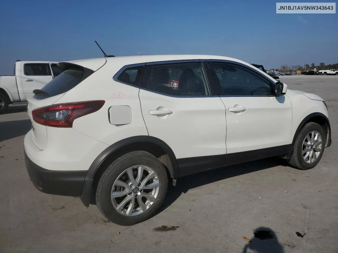 2022 Nissan Rogue Sport S VIN: JN1BJ1AV5NW343643 Lot: 78268444