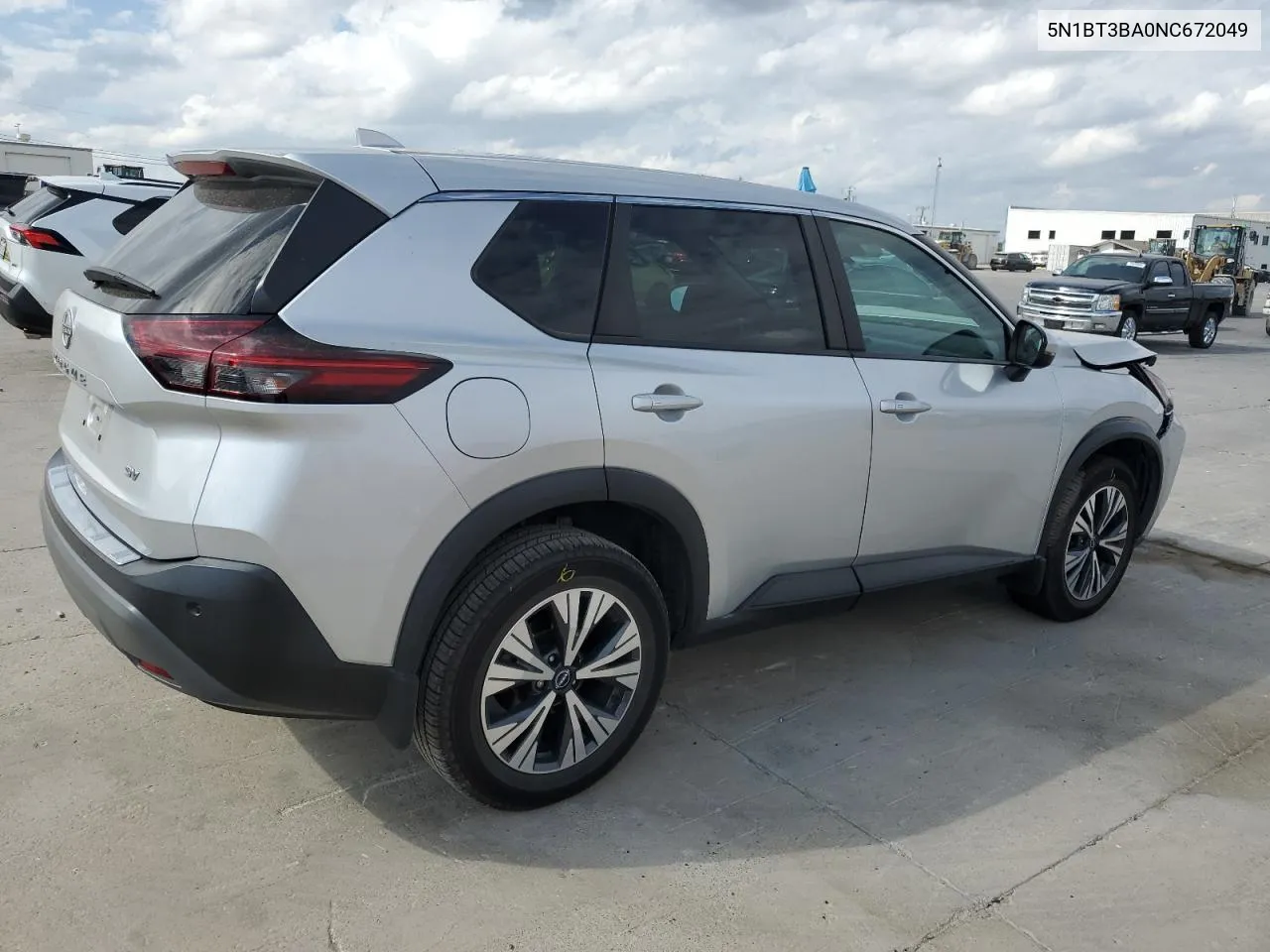 2022 Nissan Rogue Sv VIN: 5N1BT3BA0NC672049 Lot: 78283024