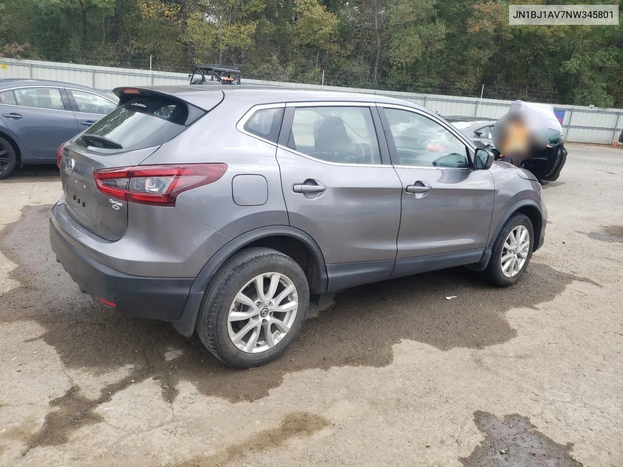 2022 Nissan Rogue Sport S VIN: JN1BJ1AV7NW345801 Lot: 78668184