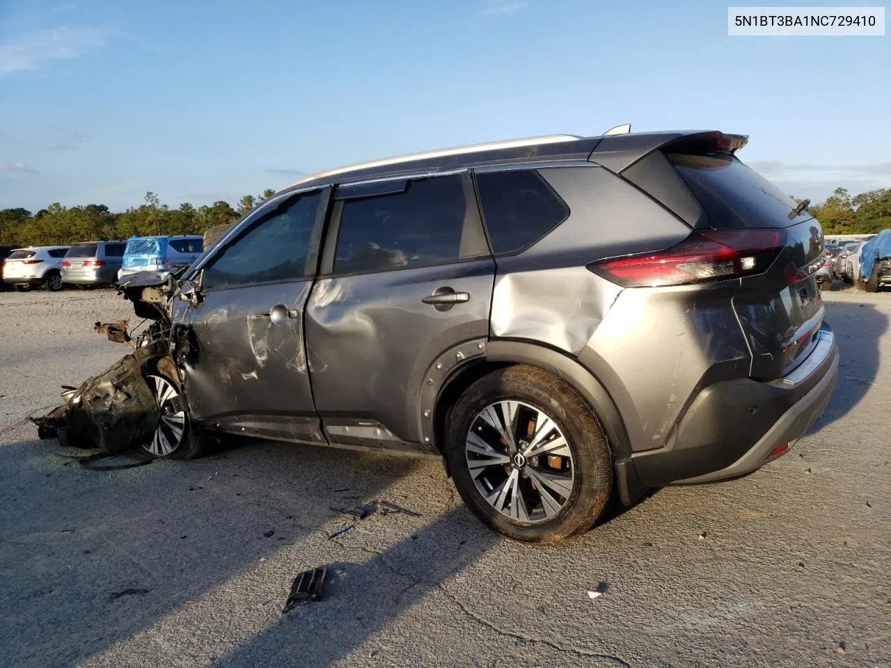 2022 Nissan Rogue Sv VIN: 5N1BT3BA1NC729410 Lot: 79059244