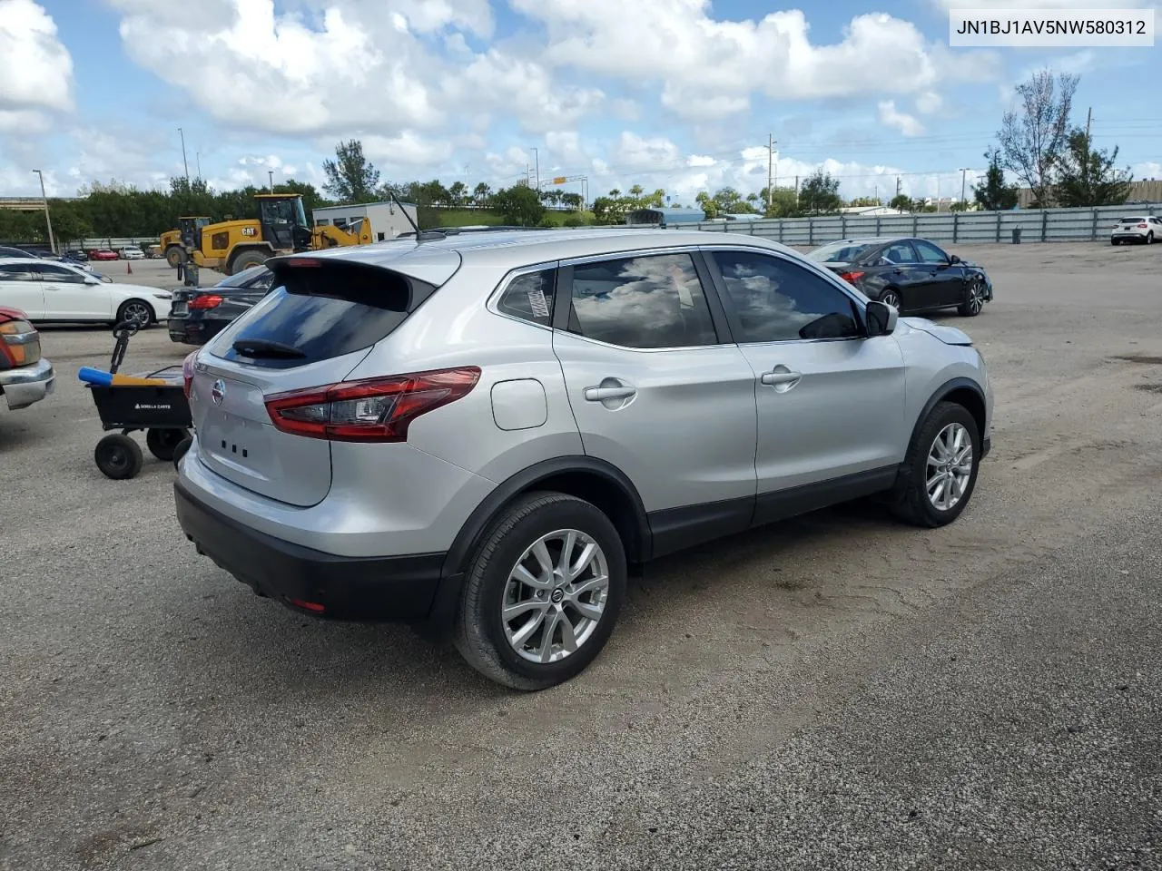 2022 Nissan Rogue Sport S VIN: JN1BJ1AV5NW580312 Lot: 80205184