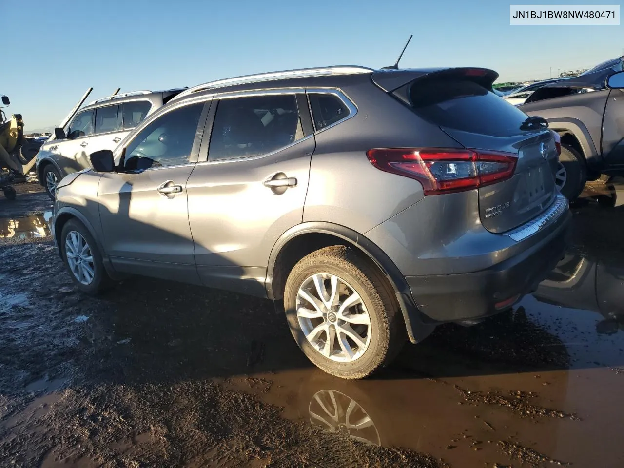 2022 Nissan Rogue Sport Sv VIN: JN1BJ1BW8NW480471 Lot: 80292244