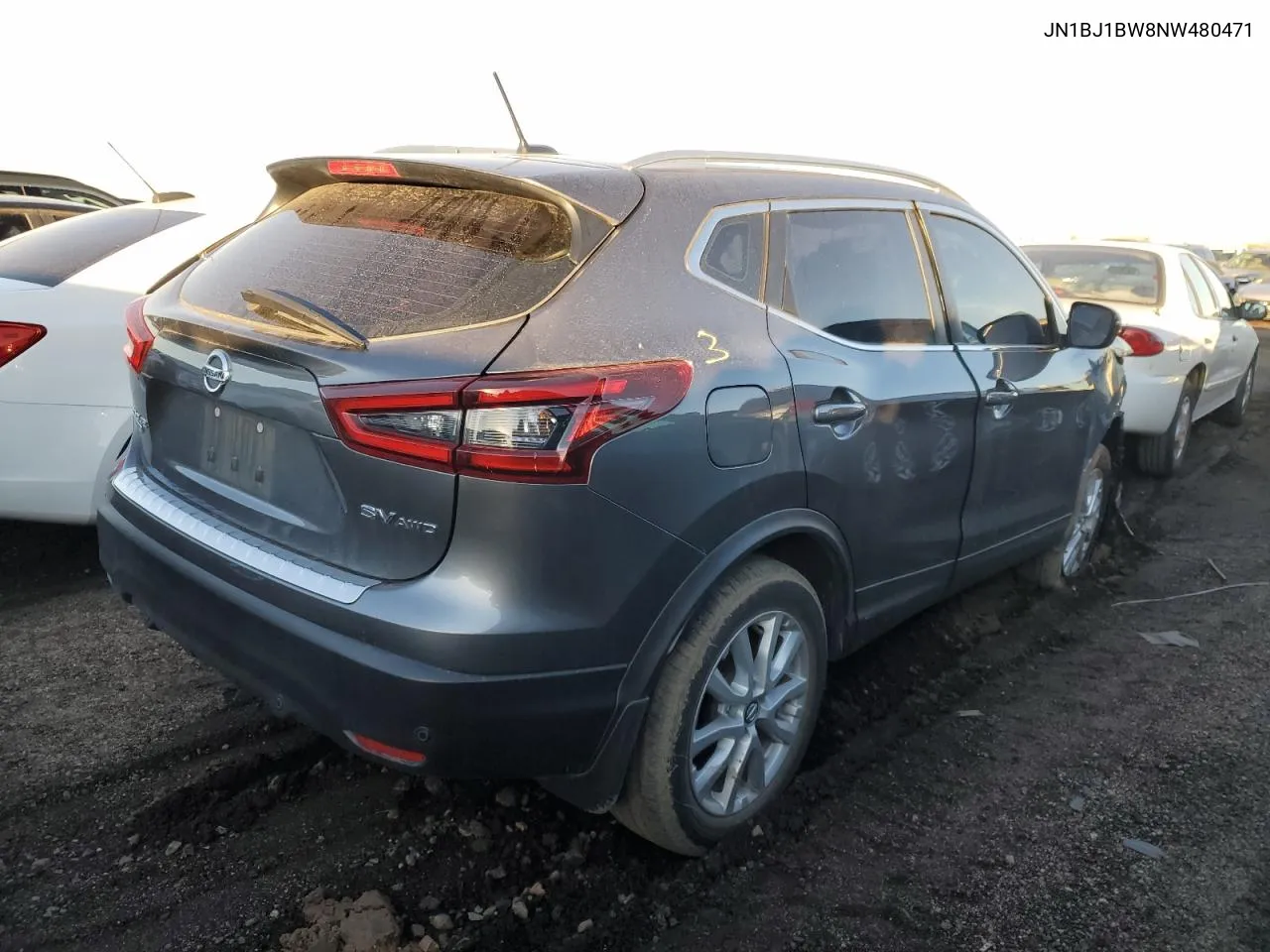 2022 Nissan Rogue Sport Sv VIN: JN1BJ1BW8NW480471 Lot: 80292244