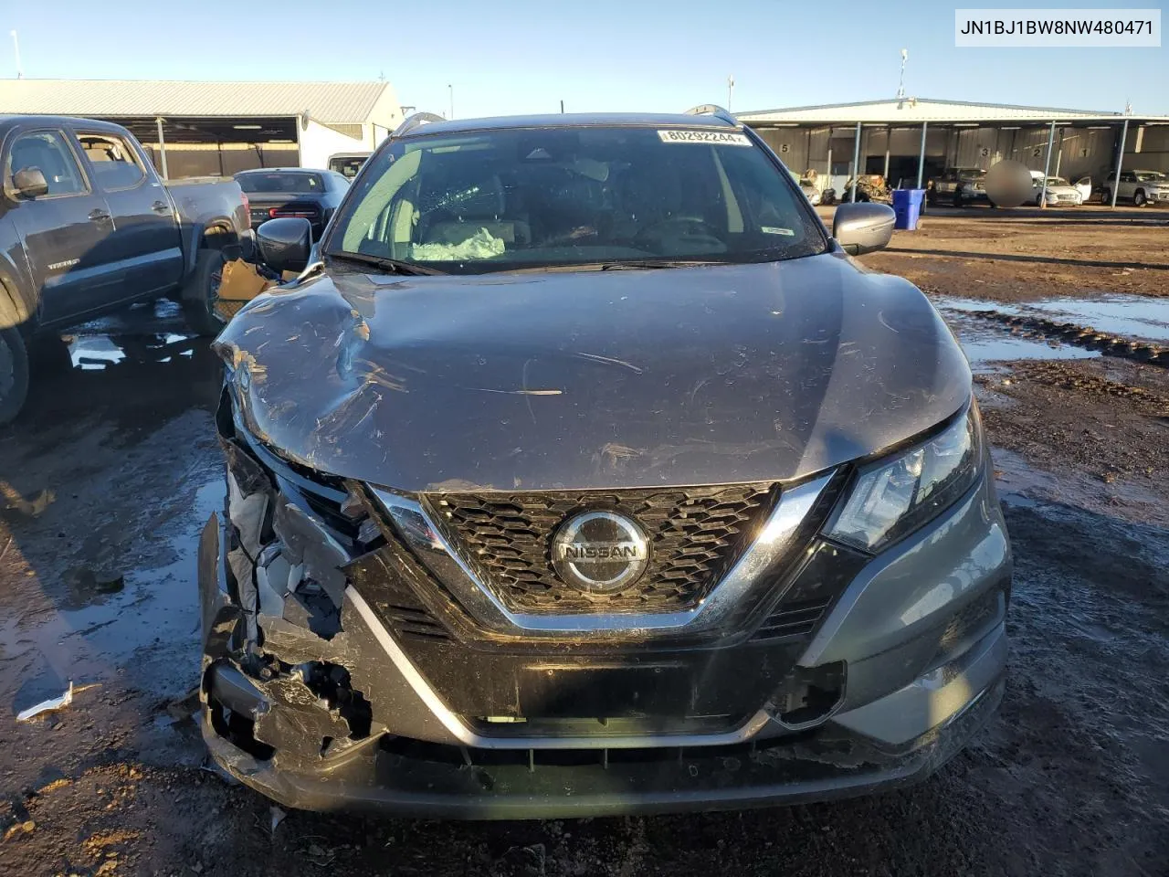 2022 Nissan Rogue Sport Sv VIN: JN1BJ1BW8NW480471 Lot: 80292244