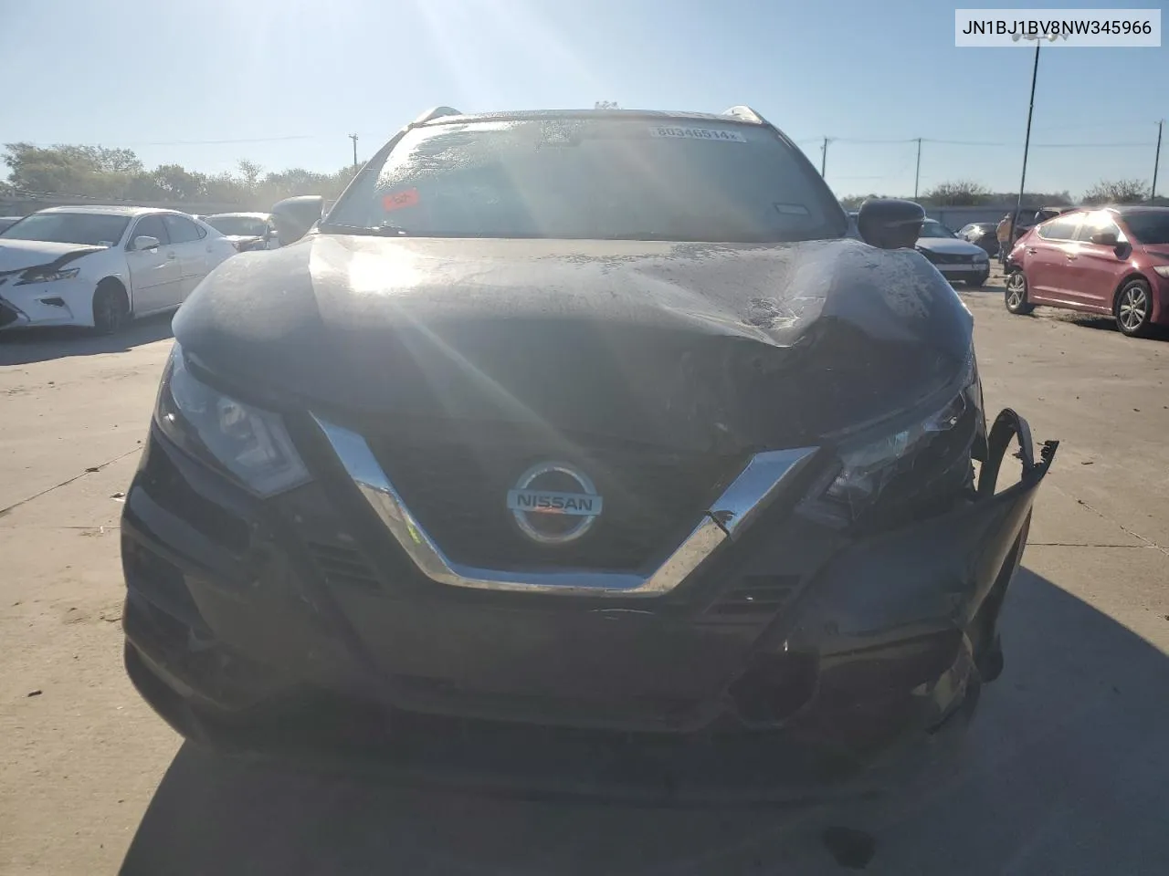 2022 Nissan Rogue Sport Sv VIN: JN1BJ1BV8NW345966 Lot: 80346514