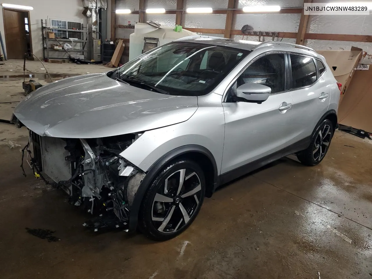 2022 Nissan Rogue Sport Sl VIN: JN1BJ1CW3NW483289 Lot: 80540334