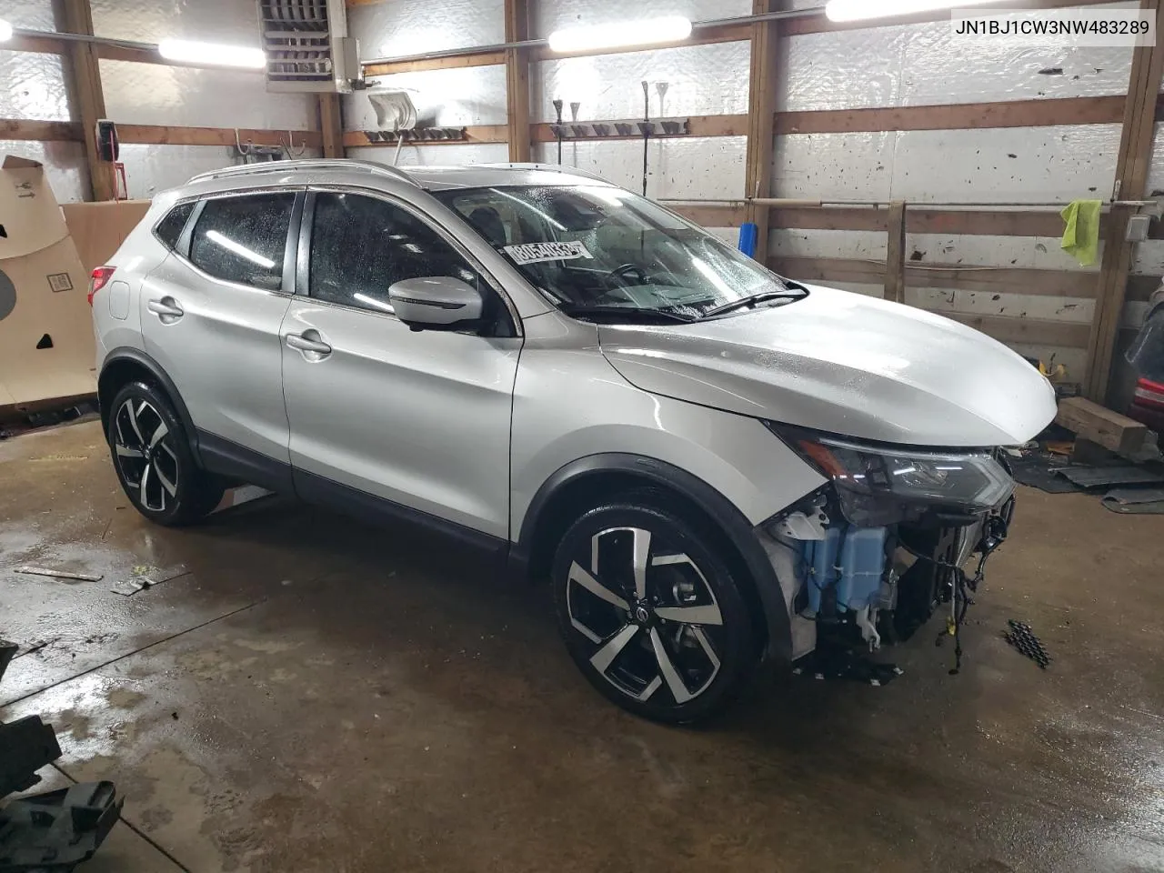 2022 Nissan Rogue Sport Sl VIN: JN1BJ1CW3NW483289 Lot: 80540334