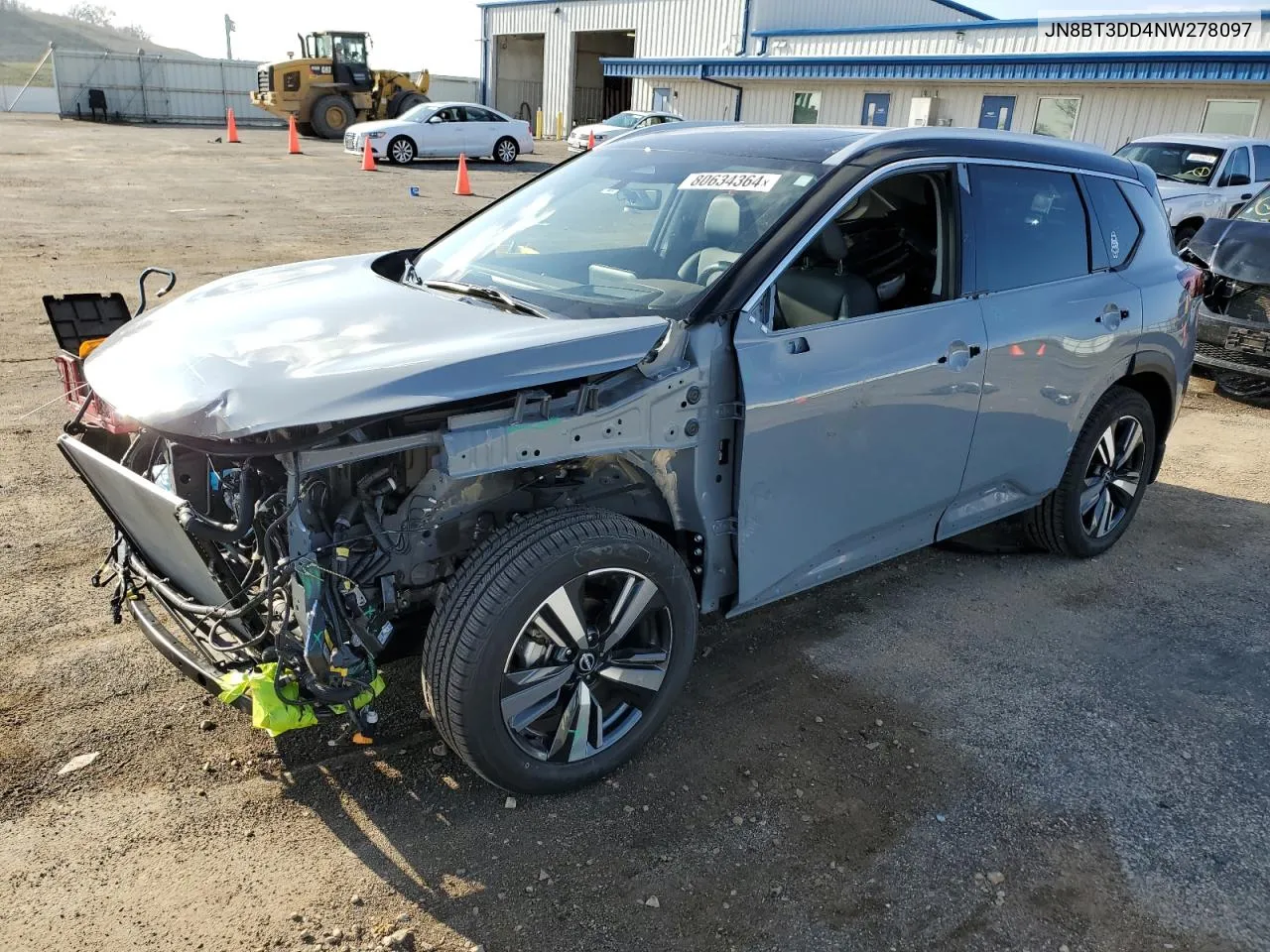 2022 Nissan Rogue Platinum VIN: JN8BT3DD4NW278097 Lot: 80634364