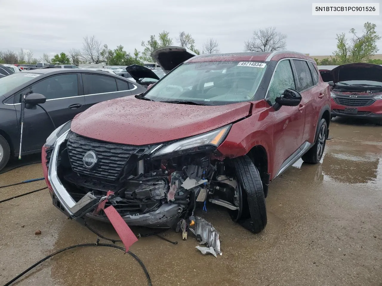 2023 Nissan Rogue Sl VIN: 5N1BT3CB1PC901526 Lot: 49714834