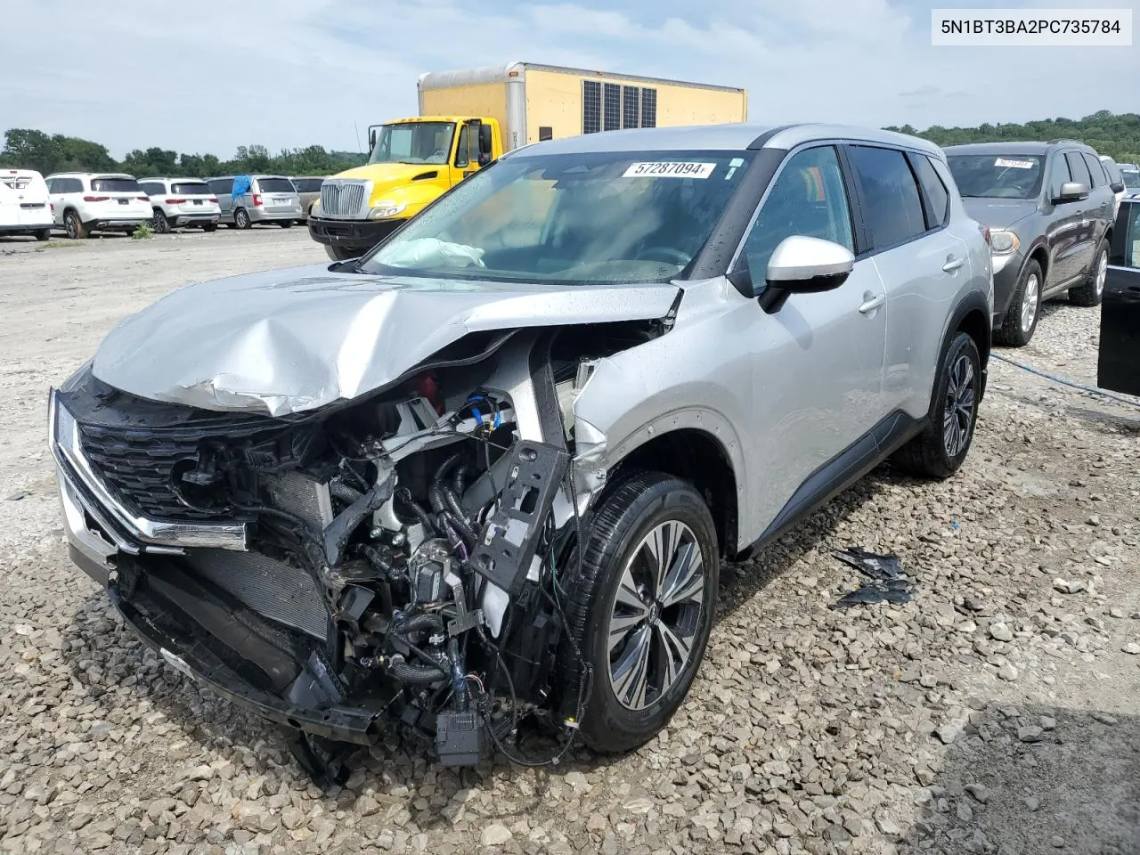 2023 Nissan Rogue Sv VIN: 5N1BT3BA2PC735784 Lot: 57287094