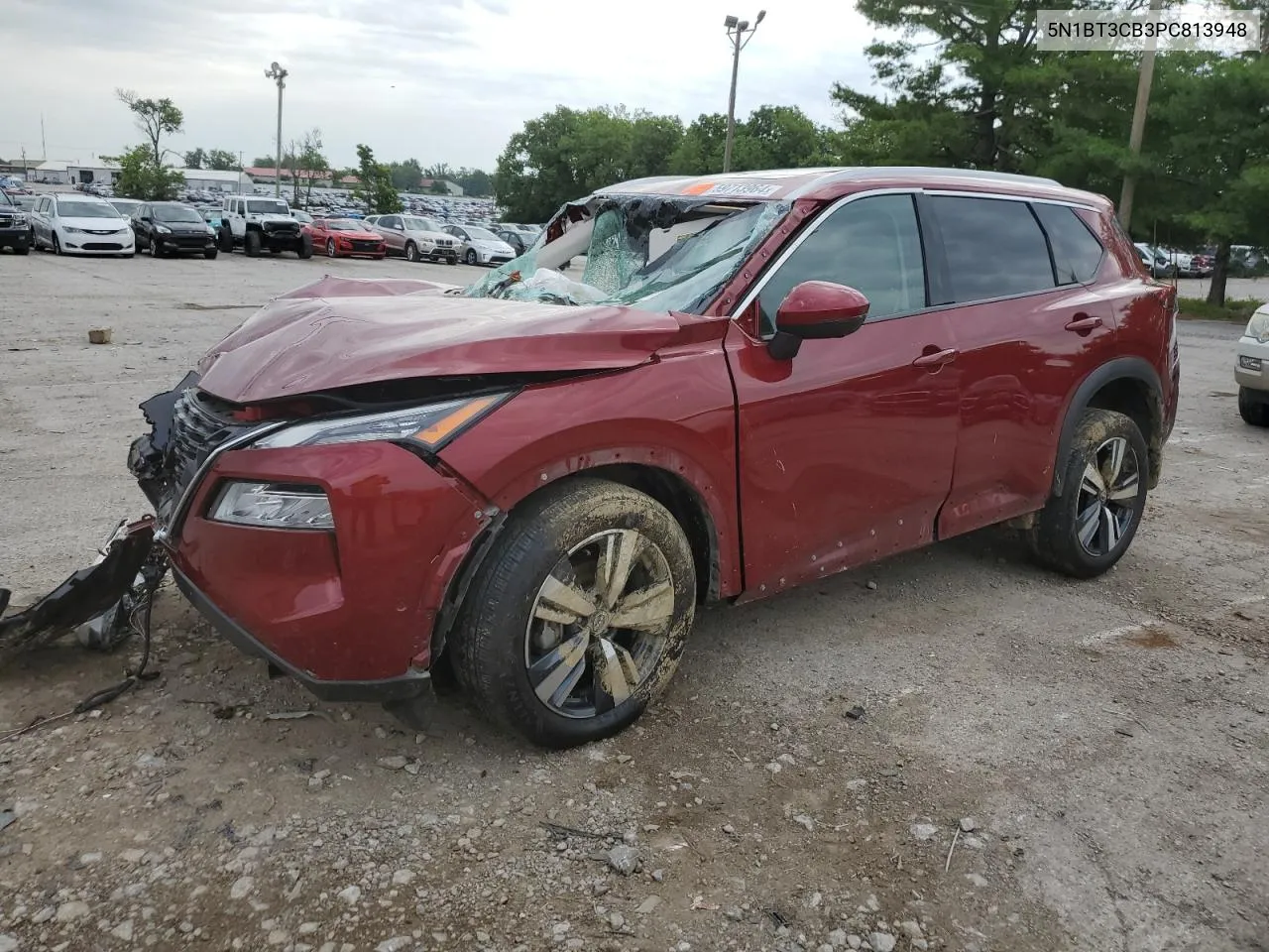 2023 Nissan Rogue Sl VIN: 5N1BT3CB3PC813948 Lot: 59713964